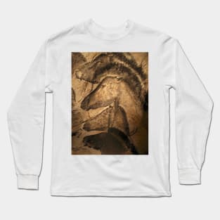 Stone-age cave paintings, Chauvet, France (C009/7646) Long Sleeve T-Shirt